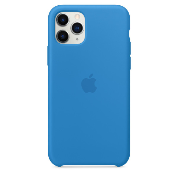 Силиконовый чехол-накладка Apple Silicone Case for iPhone 11 Pro, Surf Blue (HC)