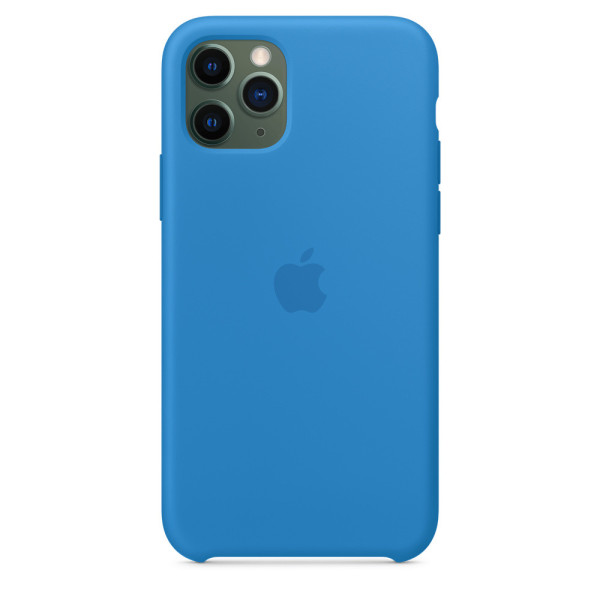 Силиконовый чехол-накладка Apple Silicone Case for iPhone 11 Pro, Surf Blue (HC)