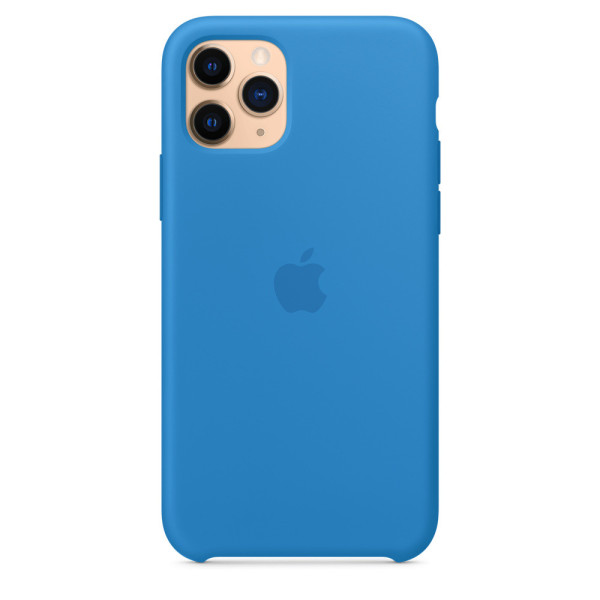 Силиконовый чехол-накладка Apple Silicone Case for iPhone 11 Pro, Surf Blue (HC)