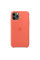 Силиконовый чехол-накладка Apple Silicone Case for iPhone 11 Pro, Clementine (Orange) (HC)