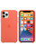 Силиконовый чехол-накладка Apple Silicone Case for iPhone 11 Pro, Clementine (Orange) (HC)