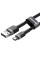 Кабель синхронизации Baseus Cafule 2.4A Micro USB 1m Cable, Gray Black