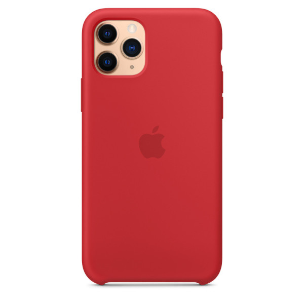 Силиконовый чехол-накладка Apple Silicone Case for iPhone 11 Pro, Red (HC)