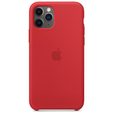 Силиконовый чехол-накладка Apple Silicone Case for iPhone 11 Pro, Red (HC)