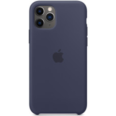 Силиконовый чехол-накладка Apple Silicone Case for iPhone 11 Pro, Midnight Blue (HC)