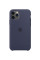 Силиконовый чехол-накладка Apple Silicone Case for iPhone 11 Pro, Midnight Blue (HC)