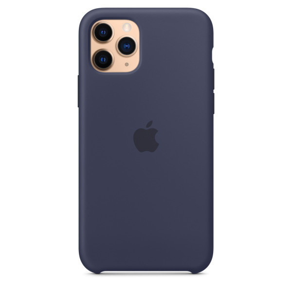 Силиконовый чехол-накладка Apple Silicone Case for iPhone 11 Pro, Midnight Blue (HC)