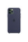 Силиконовый чехол-накладка Apple Silicone Case for iPhone 11 Pro, Midnight Blue (HC)