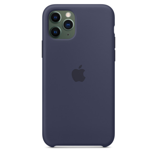 Силиконовый чехол-накладка Apple Silicone Case for iPhone 11 Pro, Midnight Blue (HC)