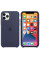 Силиконовый чехол-накладка Apple Silicone Case for iPhone 11 Pro, Midnight Blue (HC)