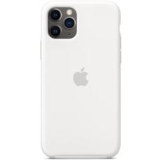 Силиконовый чехол-накладка Apple Silicone Case for iPhone 11 Pro, White (MWYL2)
