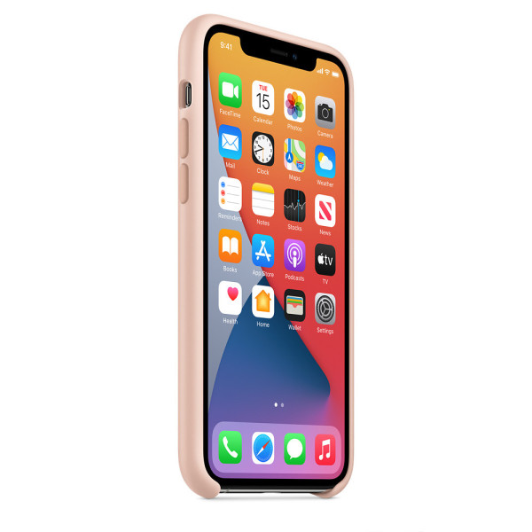 Силиконовый чехол-накладка Apple Silicone Case for iPhone 11 Pro, Pink Sand (HC)