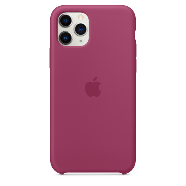Силиконовый чехол-накладка Apple Silicone Case for iPhone 11 Pro, Pomegranate (HC)