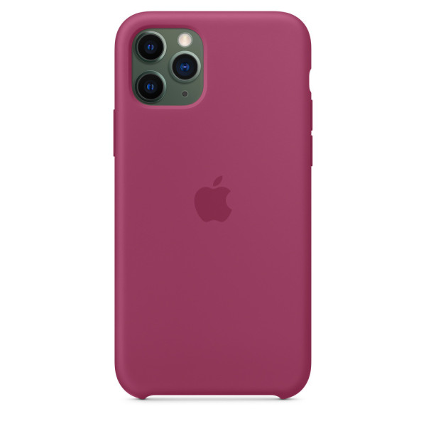 Силиконовый чехол-накладка Apple Silicone Case for iPhone 11 Pro, Pomegranate (HC)