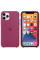 Силиконовый чехол-накладка Apple Silicone Case for iPhone 11 Pro, Pomegranate (HC)