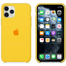 Силиконовый чехол-накладка Apple Silicone Case for iPhone 11 Pro, Yellow (HC) (A)