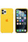 Силиконовый чехол-накладка Apple Silicone Case for iPhone 11 Pro, Yellow (HC) (A)