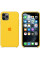Силиконовый чехол-накладка Apple Silicone Case for iPhone 11 Pro, Yellow (HC) (A)