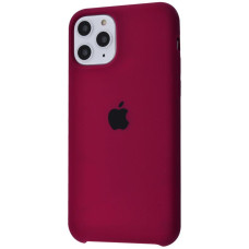 Силиконовый чехол-накладка Apple Silicone Case for iPhone 11 Pro, Marsala (HC) (A)