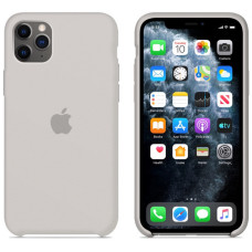 Силиконовый чехол-накладка Apple Silicone Case for iPhone 11 Pro, Stone (HC) (A)