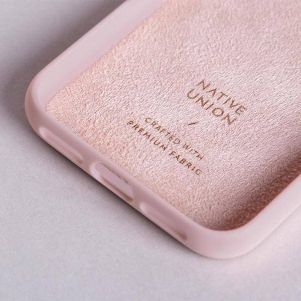 Чехол накладка Native Union Clic Canvas Case for iPhone 11 Pro, Rose (CCAV-ROS-NP19S)