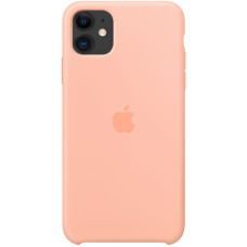 Силиконовый чехол накладка Apple Silicone Case for iPhone 11, Grapefruit (HC)