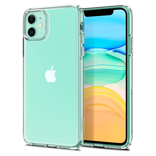 Чехол наладка Spigen Ultra Hybrid Case for iPhone 11, Clear (076CS27185)