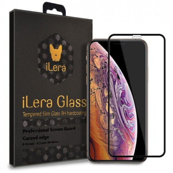 Защитное стекло с черной рамкой ILera Eclat Stereoscopic 2.75D Glass for iPhone X/Xs/11 Pro Black