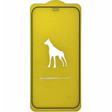 Защитное стекло-антишпион Doberman Premium Anti Peel Screen Protector 5D for iPhone Xr/11
