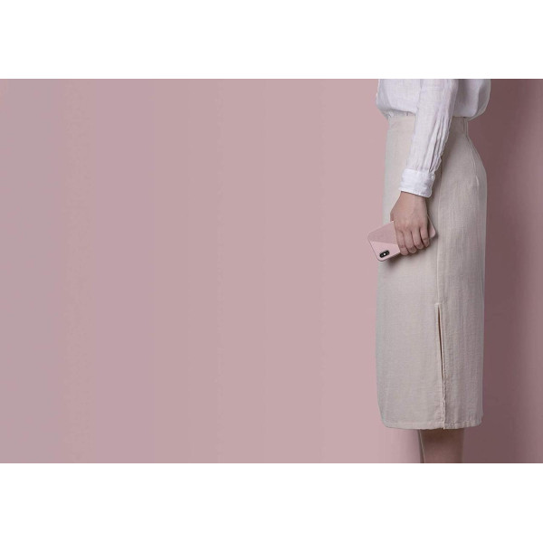 Чехол-накладка Native Union Clic Canvas Case for iPhone XS/X, Rose (CCAV-ROSE-NP18S)