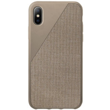 Чехол-накладка Native Union Clic Canvas for iPhone XS/X, Taupe (CCAV-TAU-CV-NP17)