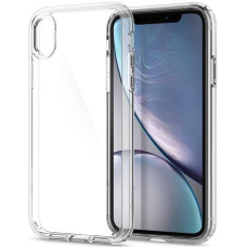 Прозрачный чехол накладка Spigen Ultra Hybrid for iPhone Xr, Clear (063CS25115)