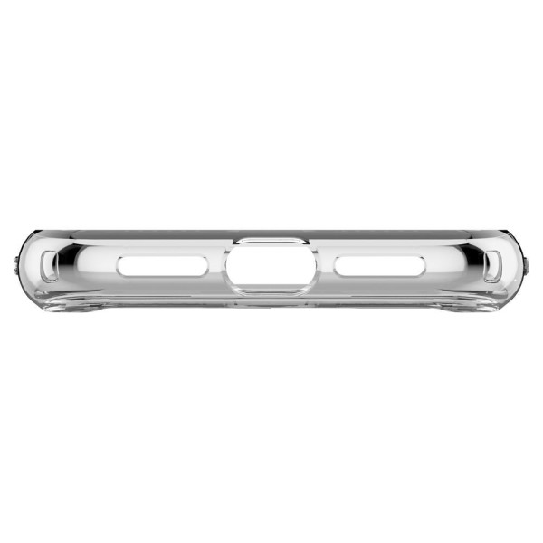 Прозрачный чехол накладка Spigen Ultra Hybrid for iPhone Xr, Clear (063CS25115)