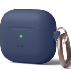 Чехол для наушников с карабином Elago Hang Silicone Case for Airpods 3rd Gen, Jean Indigo (EAP3HG-HANG-JIN)