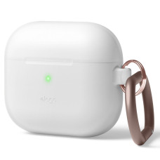 Чехол для наушников с карабином Elago Hang Silicone Case for Airpods 3rd Gen, Nightglow Blue (EAP3HG-HANG-LUBL)