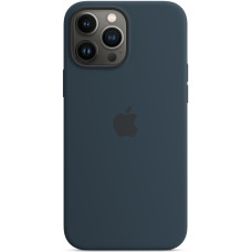 Cиликоновый чехол накладка Silicone Case for iPhone 13 Pro Max, Abyss Blue (HC)(A)