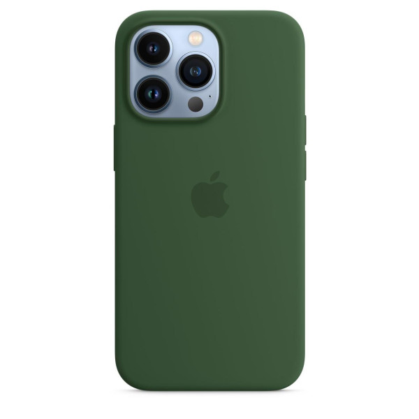 Cиликоновый чехол накладка Silicone Case for iPhone 13 Pro Max, Clover (HC)(A)