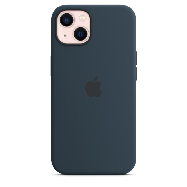 Силіконовий чохол-накладка Apple Silicone Case for iPhone 13, Abyss Blue (HC)(A)