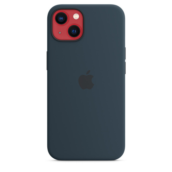 Силіконовий чохол-накладка Apple Silicone Case for iPhone 13, Abyss Blue (HC)(A)