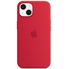 Силиконовый чехол-накладка Apple Silicone Case for iPhone 13, Product Red (HC)(A)