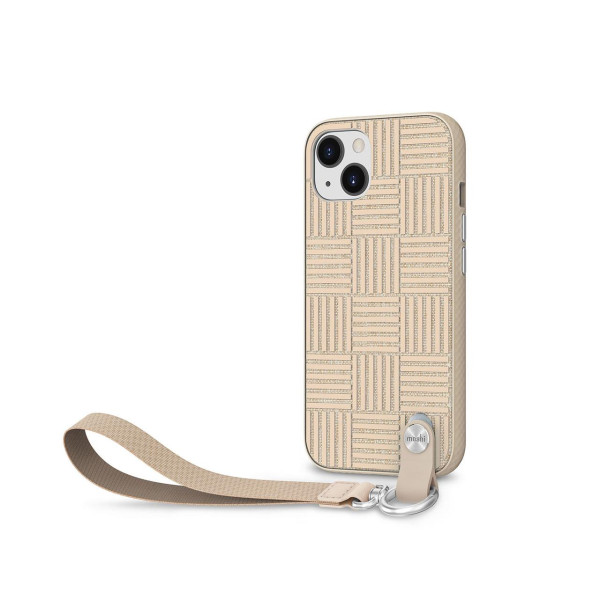 Чехол-накладка Moshi Altra Slim Hardshell Case with Wrist Strap for iPhone 13, Sahara Beige (99MO117702)