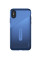 Чехол-накладка с держателем для карт Baseus Card Pocket Series Case for iPhone X, Dark Blue