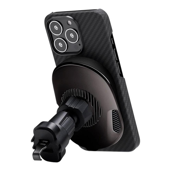 Автодержатель с беспроводной зарядкой Pitaka MagEZ Car Mount Pro Car Vent Black CM4001Q