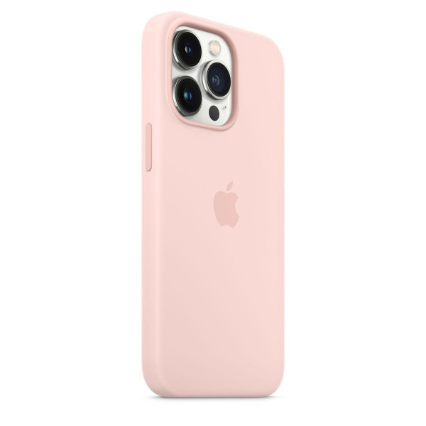 Силиконовый чехол накладка Apple Silicone Case with MagSafe for iPhone 13 Pro, Chalk Pink (HC)