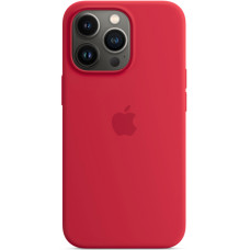 Силиконовый чехол накладка Apple Silicone Case with MagSafe for iPhone 13 Pro, Product Red (HC)