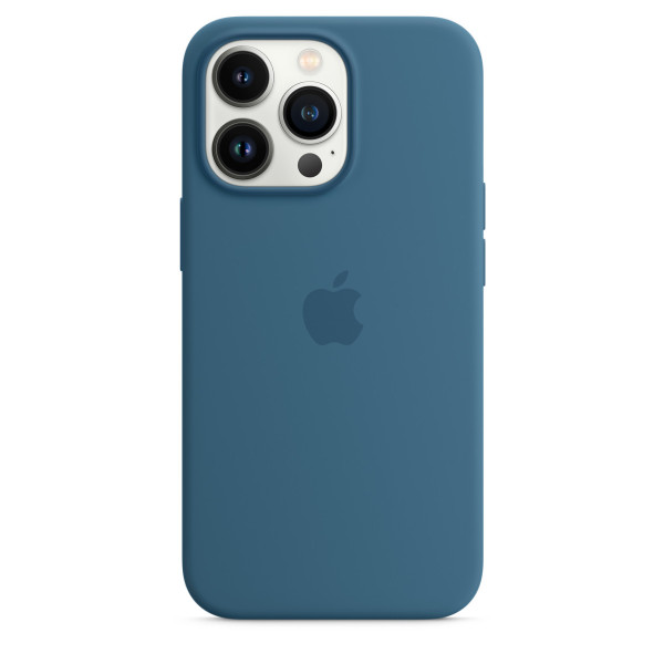 Силиконовый чехол накладка Apple Silicone Case with MagSafe for iPhone 13 Pro, Blue Jay (HC)