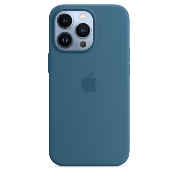 Силиконовый чехол накладка Apple Silicone Case with MagSafe for iPhone 13 Pro, Blue Jay (HC)