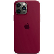 Силиконовый чехол накладка Apple Silicone Case for iPhone 13 Pro, Marsala (HC)(A)
