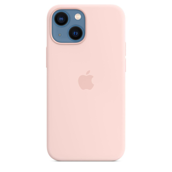 Силиконовый чехол накладка Apple Silicone Case with MagSafe for iPhone 13, Chalk Pink (HC)