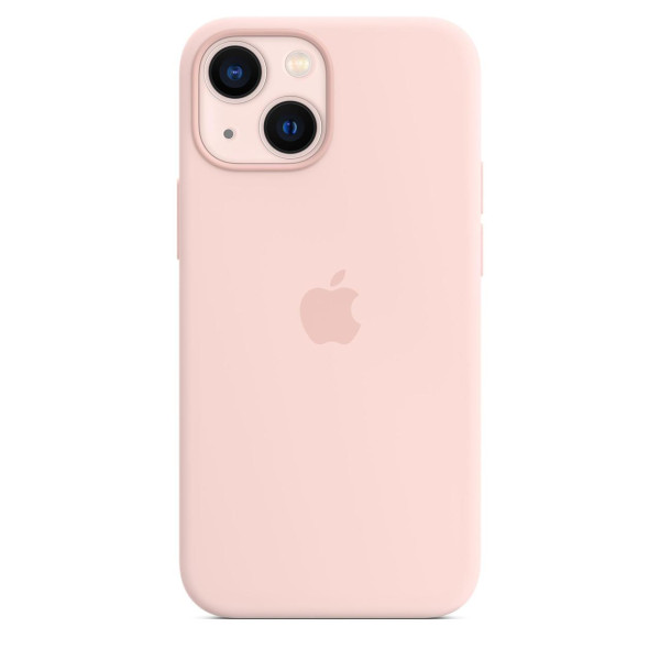 Силиконовый чехол накладка Apple Silicone Case with MagSafe for iPhone 13, Chalk Pink (HC)